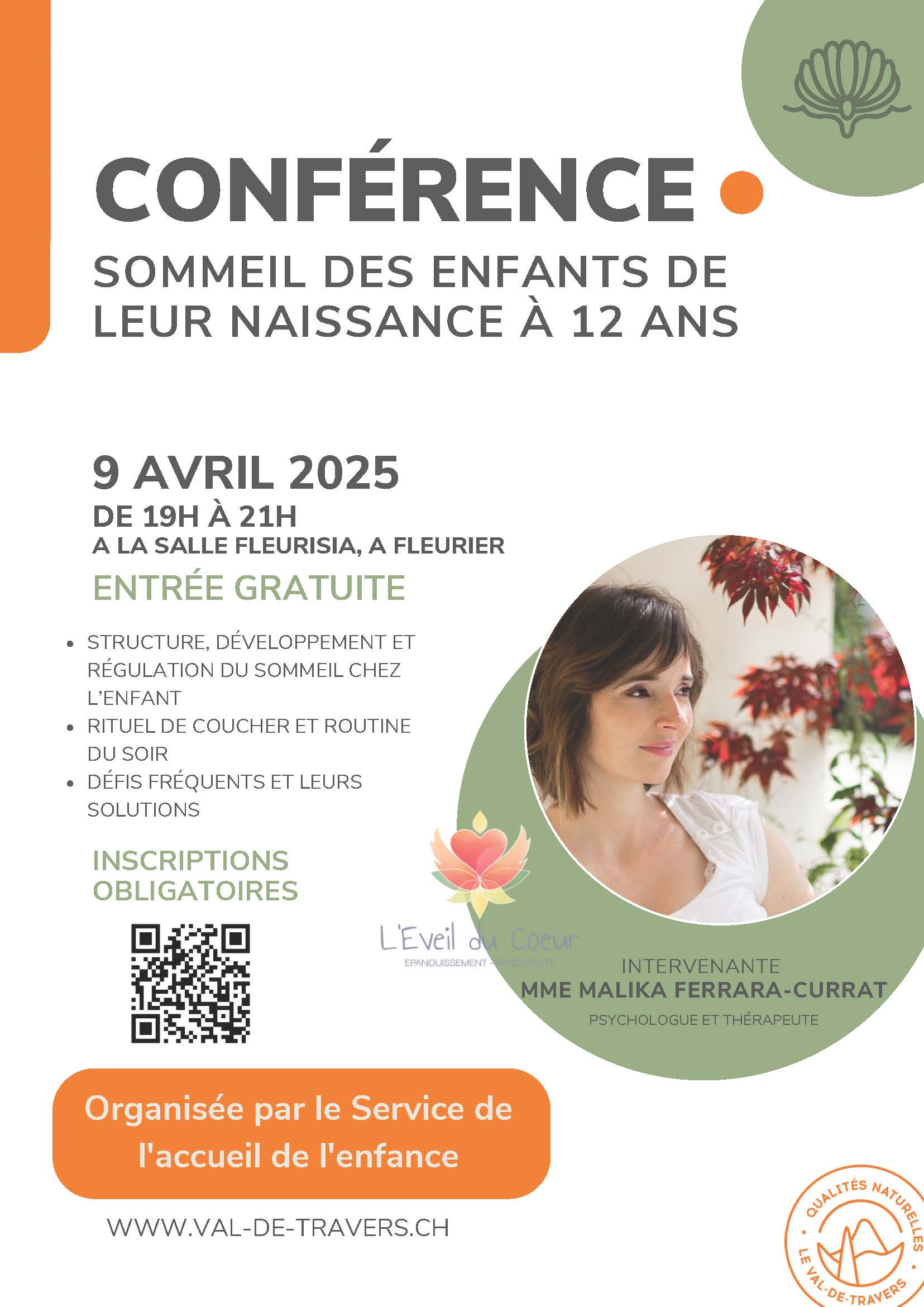 Conférence sommeil des enfants