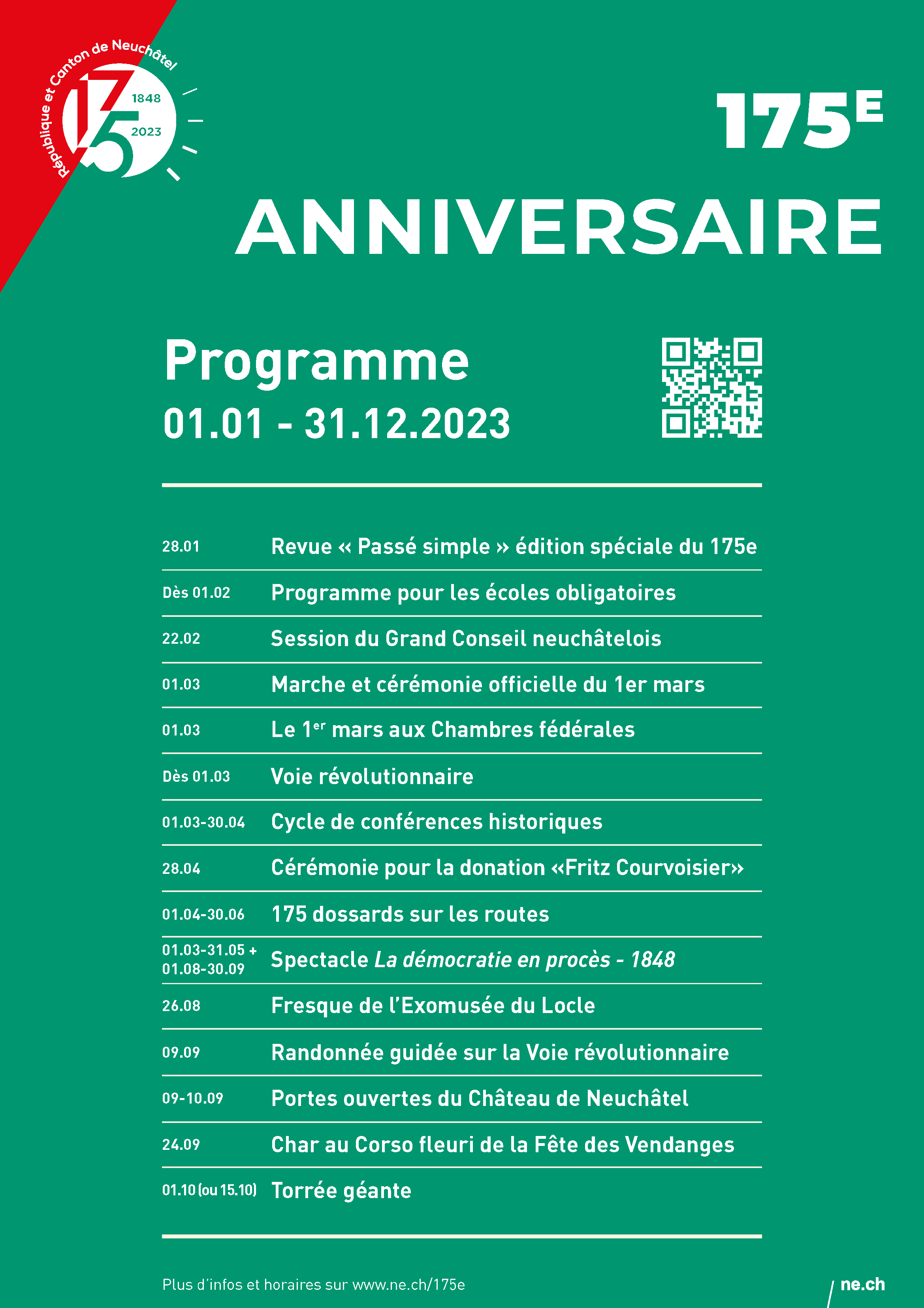 175 anniversaire république