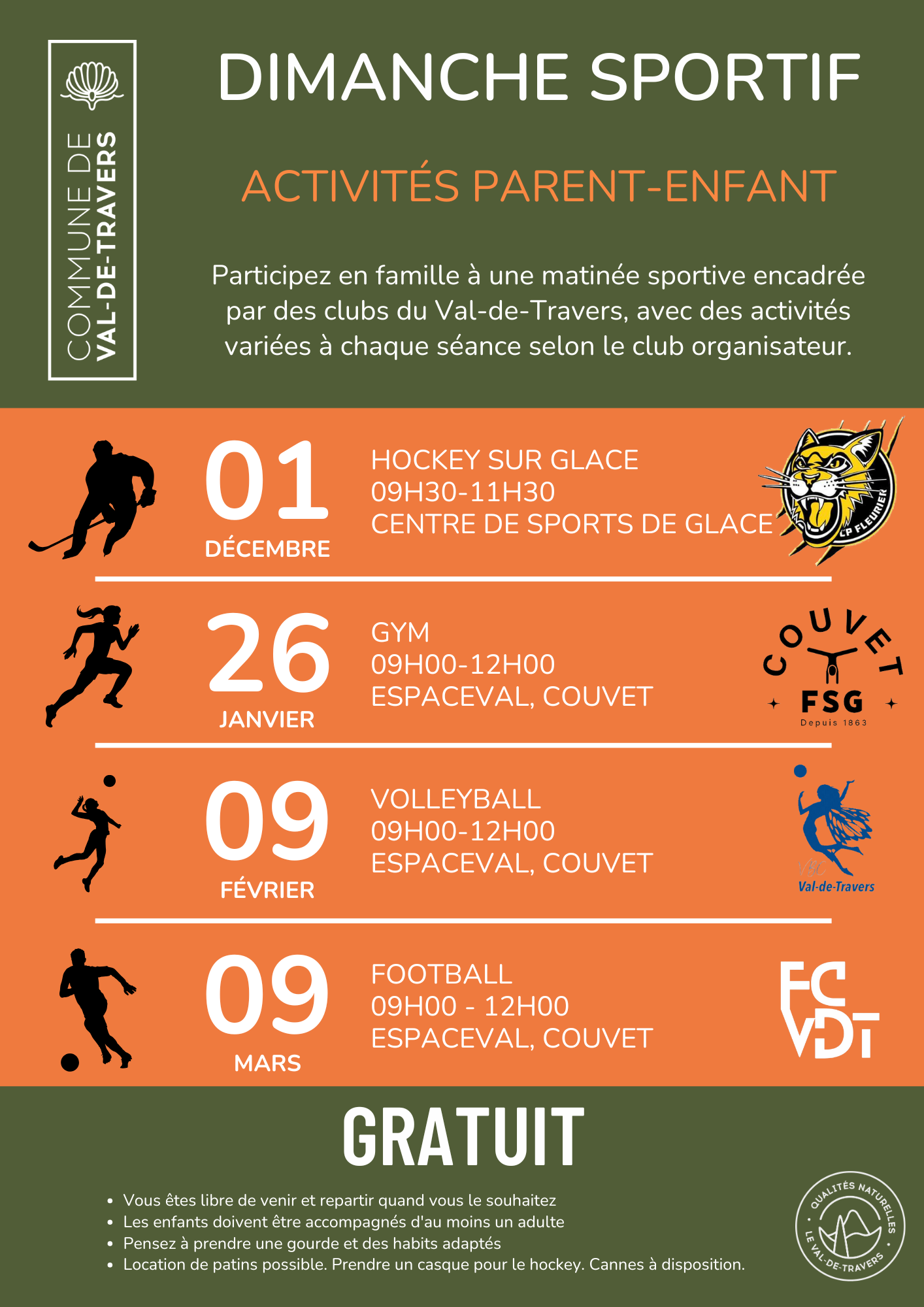 Dimanche Sportif - 9 mars