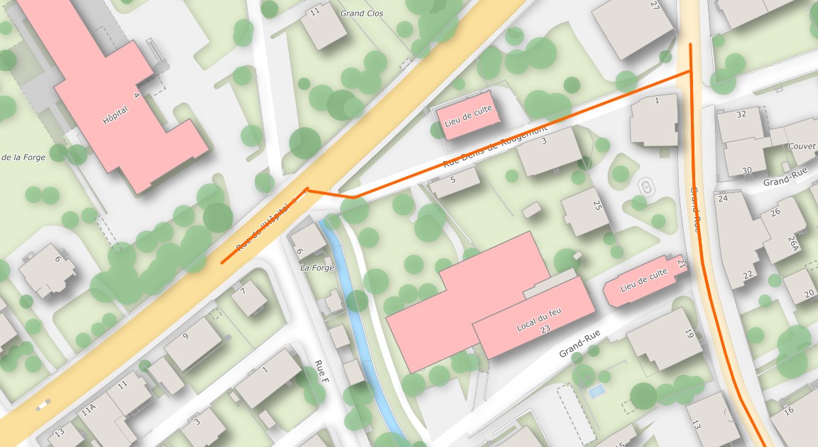 Cortège de la fête de la jeunesse de Couvet - Trafic perturbé