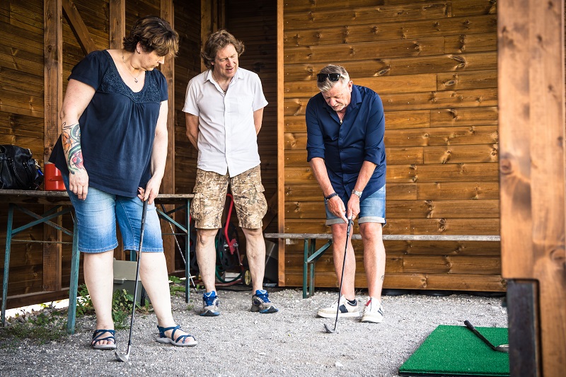 Practice de golf