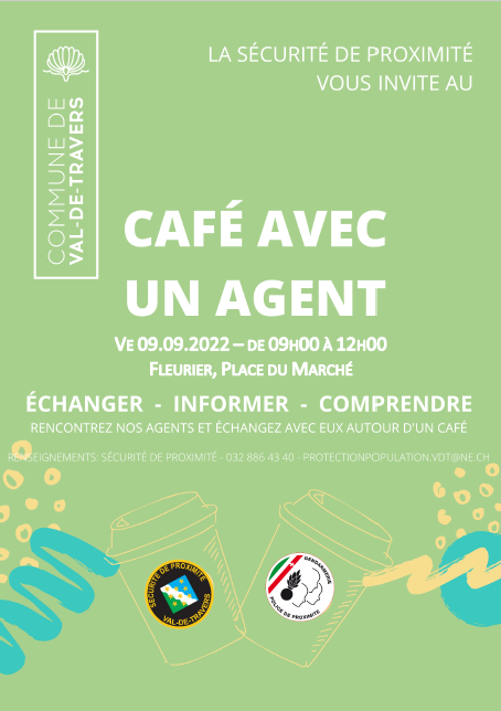 cafe avec un agent