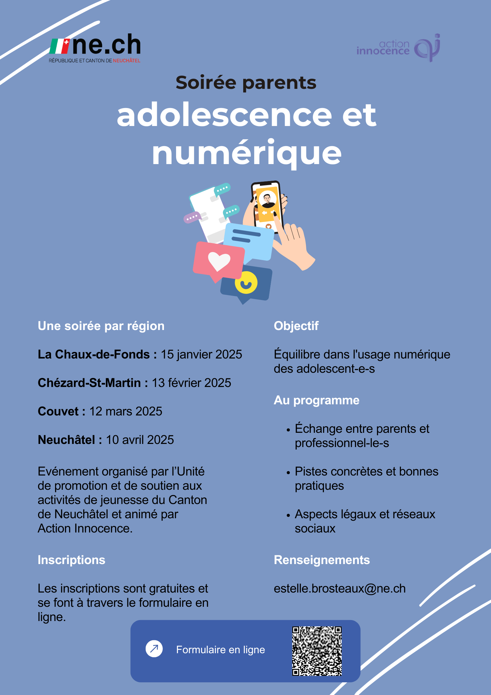 Soirée parents - Adolescence et numérique