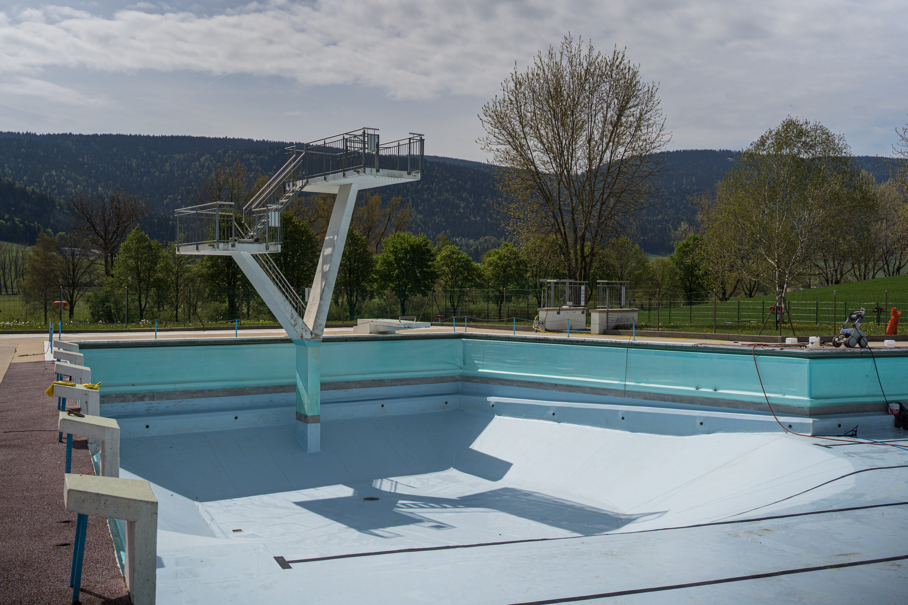 nettoyage de la piscine