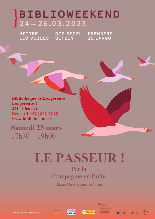 un week-end des bibliothèques en Suisse Val-de-Travers 2023