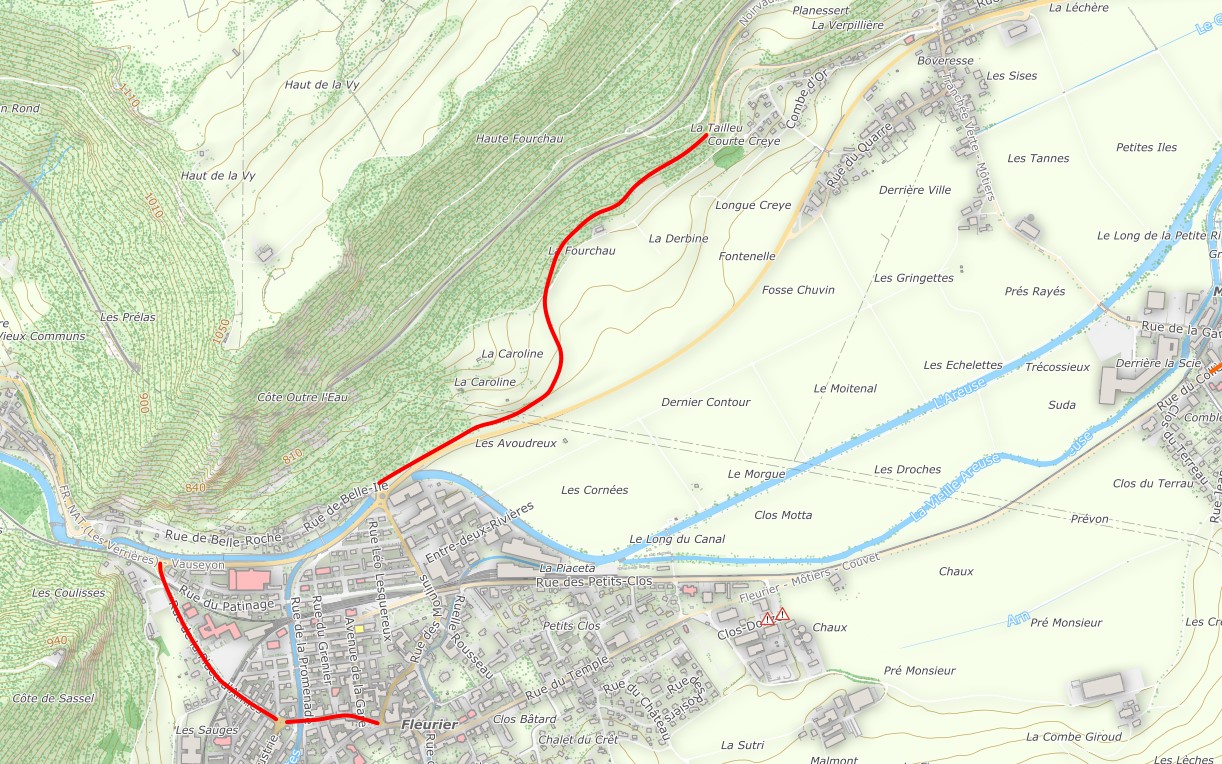 Route fermée