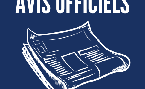 Avis officiels