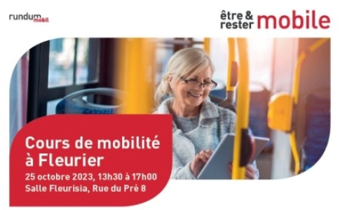 Cours de mobilité « être et rester mobile »  2023 Val-de-Travers