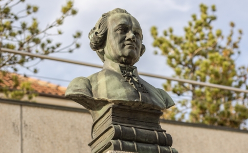 La culture au Val-de-Travers : Buste Ferdinand Berthoud