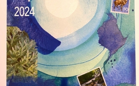 Étiquette de la cuvée d'absinthe communale 2024 créée par Alexa Vincze.