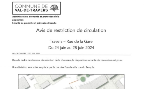 Travaux Travers