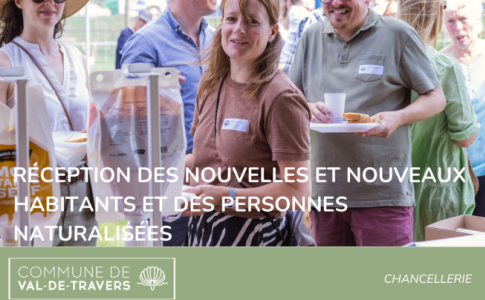 Réception des nouvelles et nouveaux habitants et des personnes naturalisées