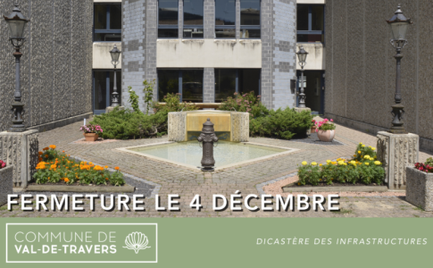 Fermeture dicastère des infrastructures