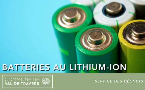 Les batteries au lithium-ion Val-de-Travers
