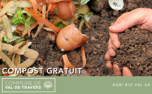 Compost gratuit pour votre jardin potager