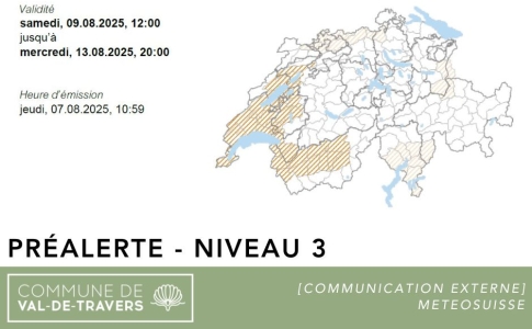 Canicule Val-de-Travers 2025