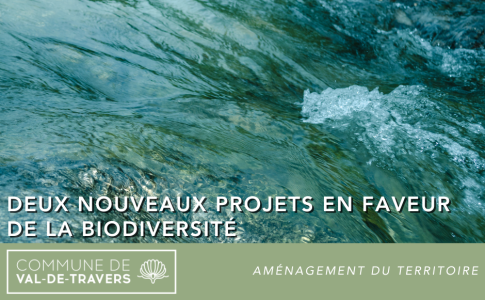 Deux nouveaux projets en faveur de la biodiversité