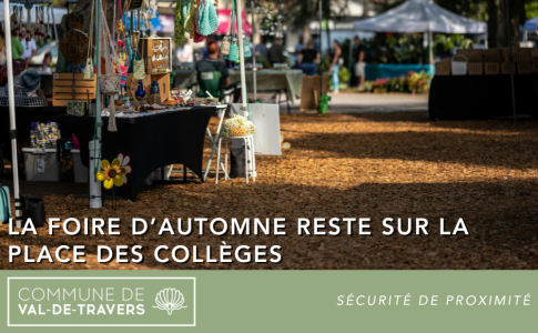 La foire d’automne reste sur la place des Collèges