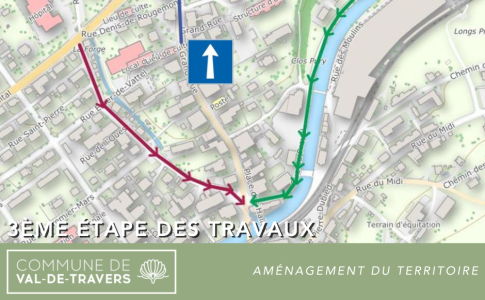 Les travaux sur la Grand-Rue avancent et les commerces restent ouverts