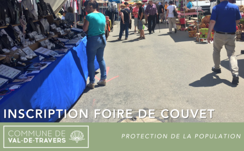 Foire de Couvet – Délai d’inscription