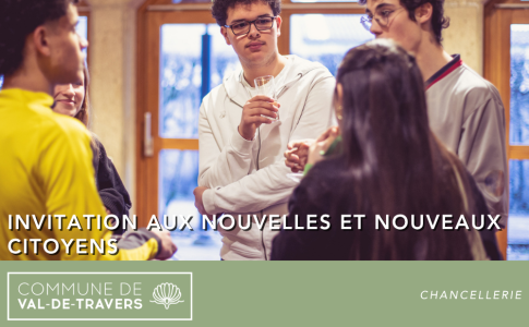 Invitation aux nouvelles et nouveaux citoyens