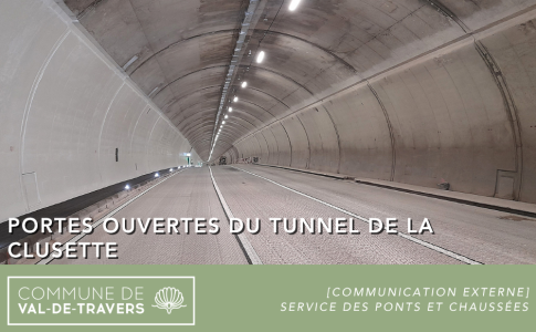 Portes ouvertes du tunnel de La Clusette le 19 avril 2026 et réouverture après quatre ans de travaux de sécurisation et d’assainissement 