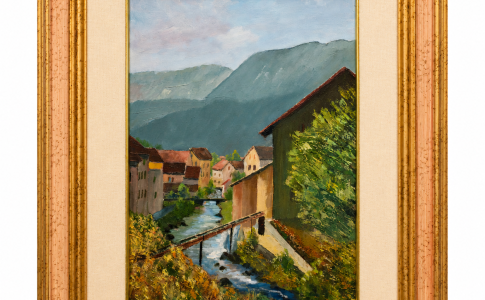 Nos villages en tableau : Noiraigue