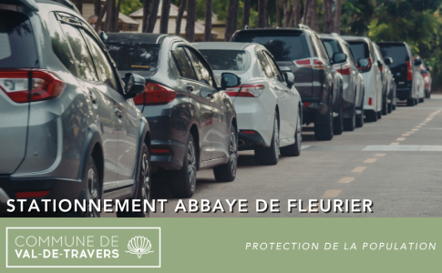 Stationnement - Abbaye de Fleurier