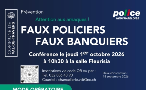 conférence faux policiers