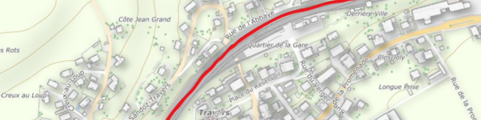 Avis de bruit - Travaux Travers CFF
