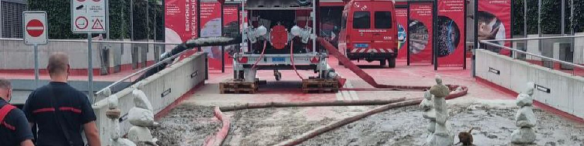 Aide des pompiers en Valais Val-de-Travers