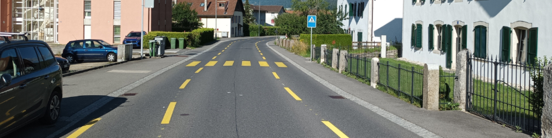 Nouveau marquage routier pour favoriser la cohabitation