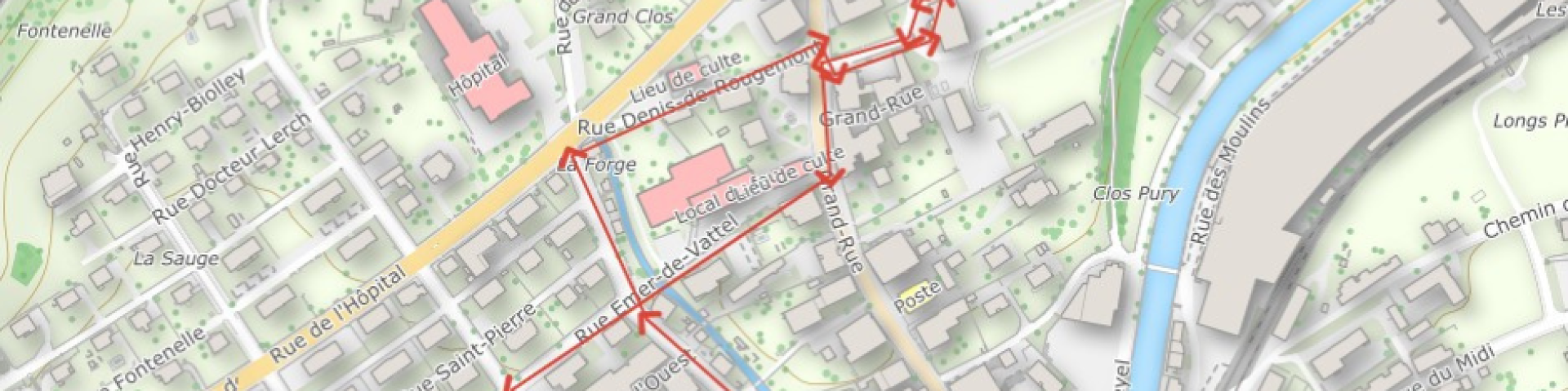Cortège de la fête de la jeunesse de Couvet – Modification du tracé