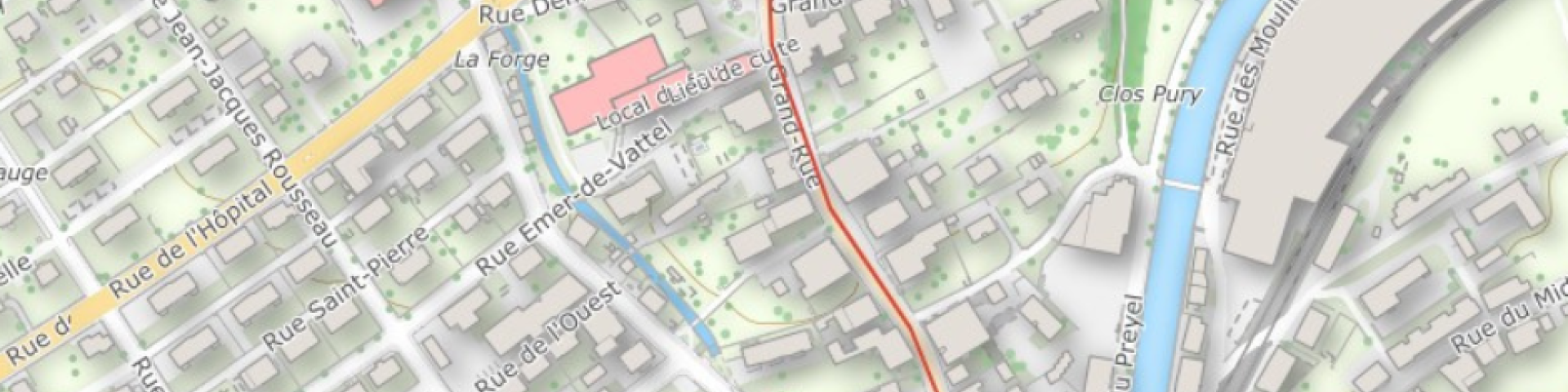 Fermeture complète de la circulation de la Grand-Rue à Couvet 