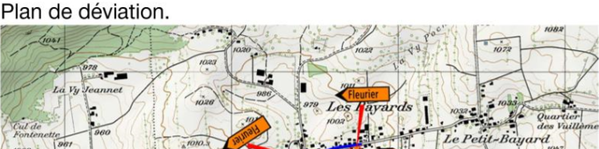 CFF - Avis de travaux - Les Bayards