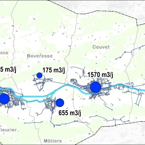 Production d'eau par localité, état 2024